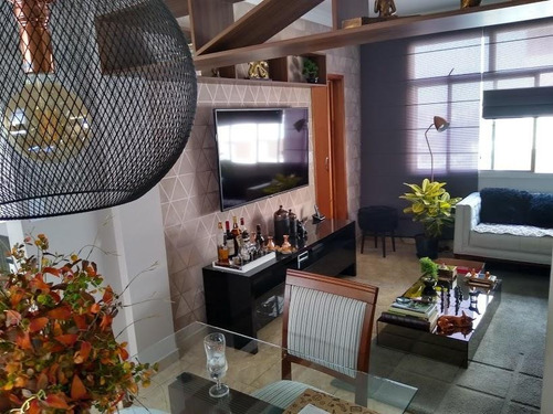 Belíssimo Apartamento Com 94m² A.u., Todo Planejado, Decorado E Mobiliado - Ap0227