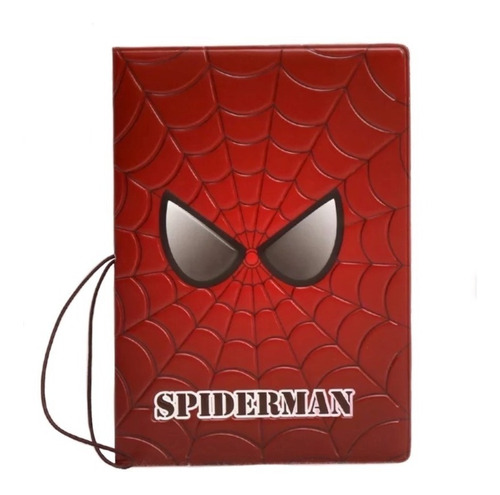 Porta Pasaporte Spiderman Rojo Cool Bags