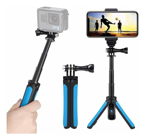 Mini Selfie Stick Tripode Kit 2 En 1  Compatible Con Hero 9