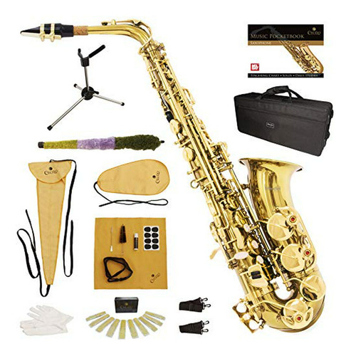 Saxofón Alto Mendini By Cecilio - E Flat Con Estuche, Boquil