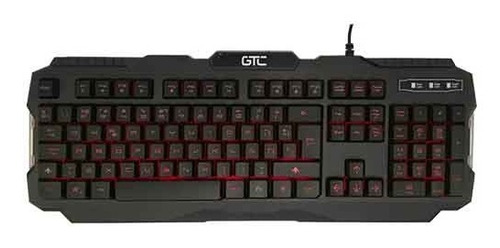 Teclado Gamer Gtc Color del teclado Negro