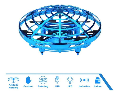 Mini Drone Ufo Hand Helicóptero Cuadricóptero