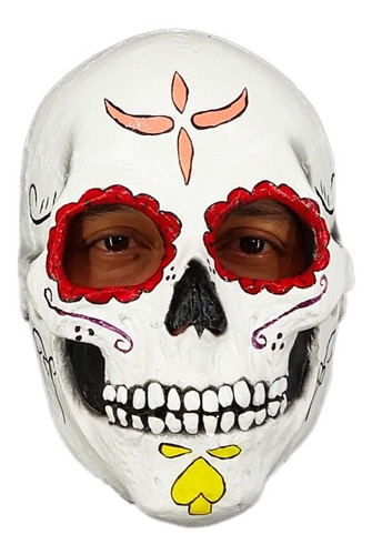 Mascara Calavera Catrina Skull Dia De Muertos Halloween