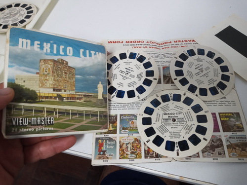 7k Ciudad De Mexico 03 Discos Para View Master Año 1966