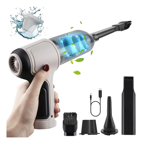 2 9000pa Cordless Car Vacuum Cleaner Cyclonic Suction