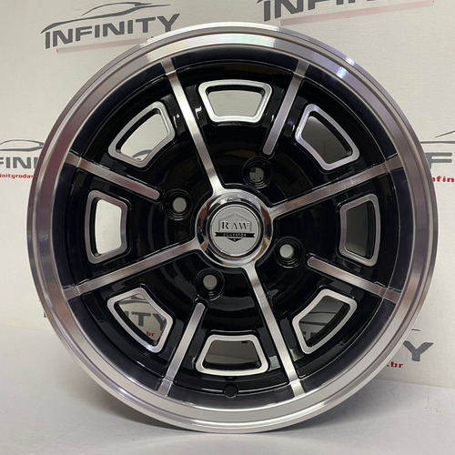 Imagem 5 de 7 de 4 Roda 15 Pedrini 4x130 Vw Fusca Kombi Brasilia Bd Raw