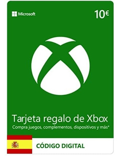 Tarjeta Xbox Live Gift Card 10 Euros España