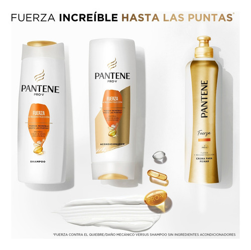 Acondicionador Pantene Pro-v Fuerza Y Reconstrucción, 700 Ml
