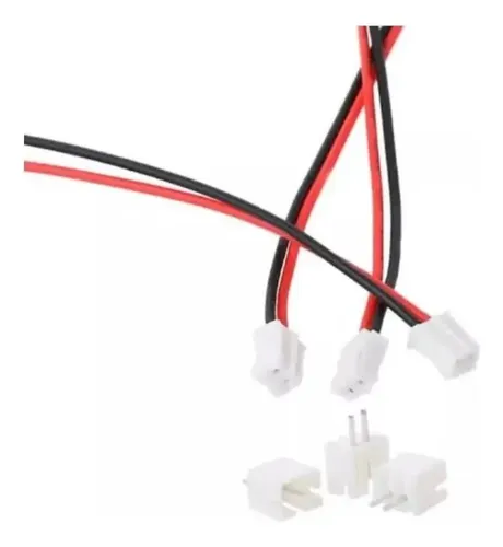 Mini Conector Jst Ph 2 Vias Passo 2.0mm 50 Pares | Frete grátis