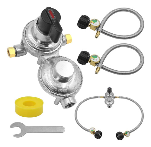 2stage Automatic Changeover Lp Propane Gas Regulator Rv...