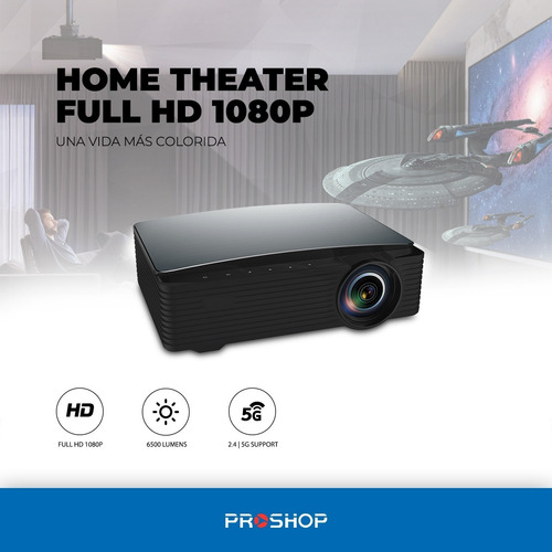 Imagen 5 de 10 de Proyector Led Potente Full Hd 4k Hdmi Vga Usb Wifi Android !