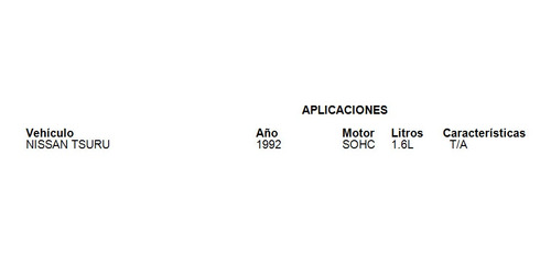 Valvula De Recirculacion De Gases (egr) Tsuru 1992 1.6