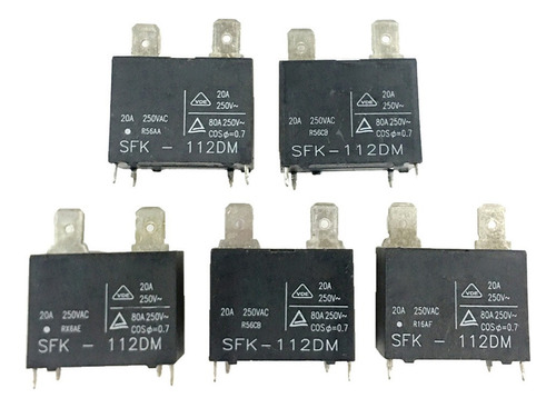 5 Piezas Sfk-112dm 20a 250vac Dip-4 4 Pines Relé Piezas