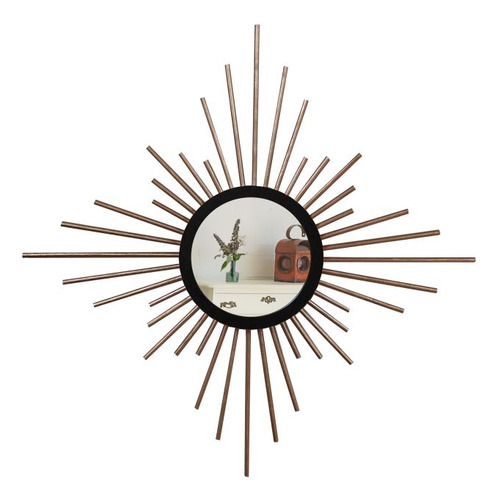 Espelho Decorativo Com Moldura Mini Supernova Rose Gold Moldura Rosa-pálido