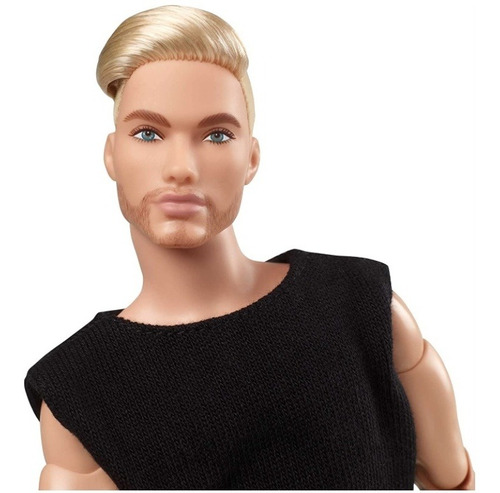 Imagem 3 de 12 de Barbie Signature Ken Looks Loiro Colecionável - Mattel Ms