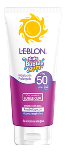 Protector Solar Bubble Gum Kid 190g Leblon