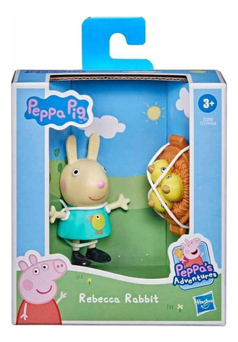 Brinquedo Miniatura Peppa Pig Hasbro F2179 Rebeca Rabbit