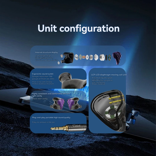 Monitor De Auriculares R5in Ear Con Micrófono, Auriculares D