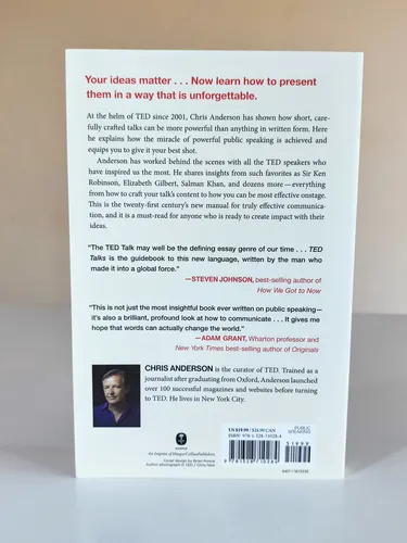 Libro Ted Talks - Chris Anderson - En Stock