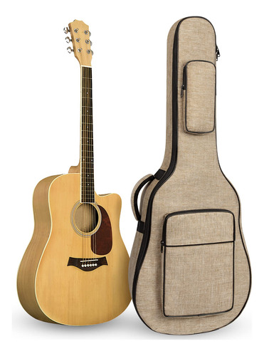 Letsrock Bolsa Para Guitarra Acstica Acolchado 0.5  Grosor