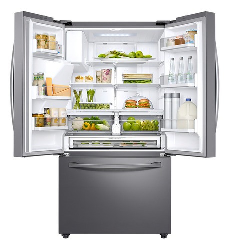 Geladeira com freezer inverter Samsung RF23R6201SR con capacidad de 640L -inox
