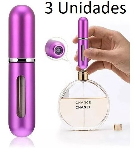 Imagen 1 de 4 de Atomizador De Perfume Recargable 5ml Portátil