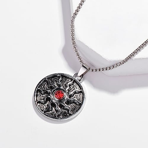 Colar Silbaz Grego Deus Do Sol Apollo Para Homens Com Pinge