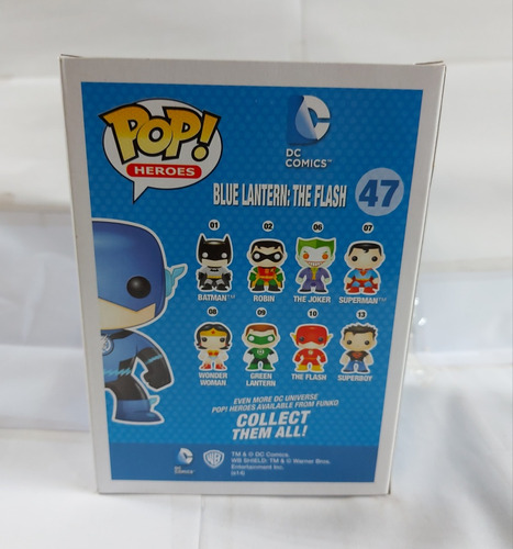 Funko Pop Blue Lantern Flash 47 (caja Con Detalles)