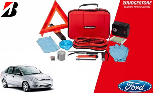 Kit De Emergencia Seguridad Auto Bridgestone Fiesta 03 A 07