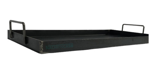 Imagen 3 de 5 de Plancha Chapa Bifera De 25x50 Parrilla Cocina 2 Hornallas