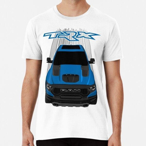 Remera Camiseta Ram 1500ram 1500 Trx - Hydro Blue Algodon Pr