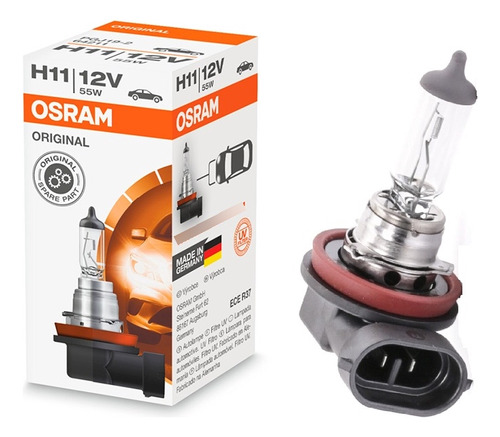 Lampara Halógena Auxiliar H8/h9/h11 12v 55w Pgj19-2 Osram