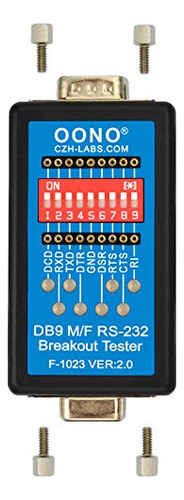 Probador Rs232 Con Monitor Led, Módulo De Ruptura Db9 Macho