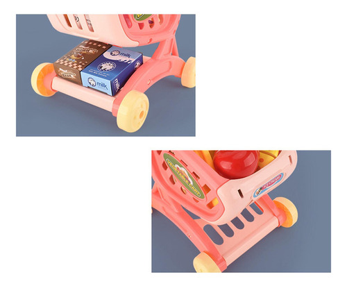 Mini Carrito De Compras De Juguete, Carrito De Supermercado,