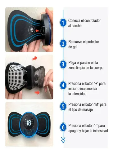 Mini Masajeador Eléctrico Muscular