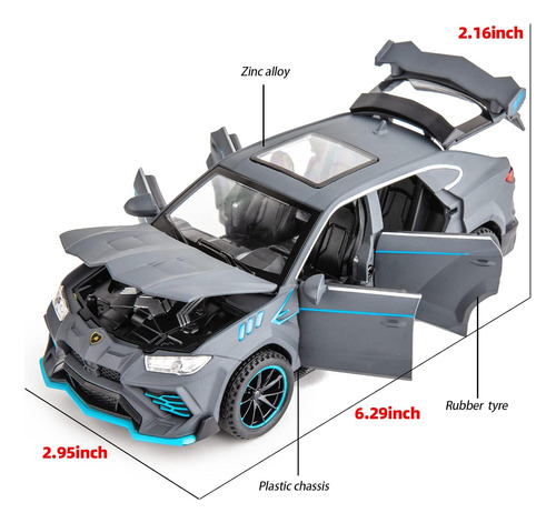 Compatible Para 1/32 Lambo Urus Modelo Coche Diecast Colecci