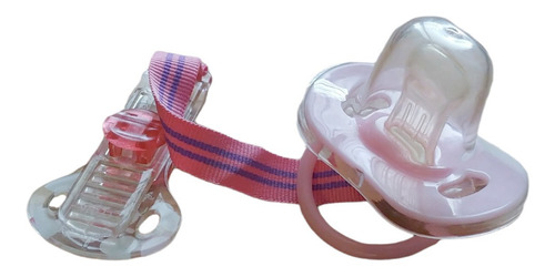 Imagen 2 de 4 de Chupón Silicona Hello Kitty Sanrio Con Sujetador Clip Nuby