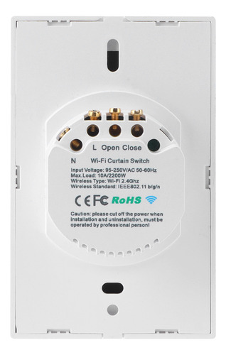 Control Remoto Wifi Curtain 10a, Control De Voz Táctil Y Air