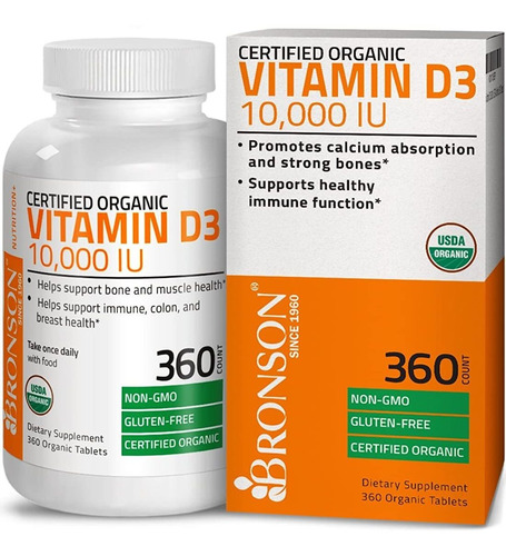 Vitamin D3 10000 Iu 360 Tabletas