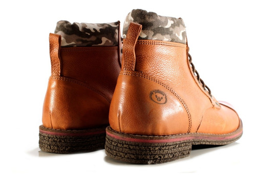 Imagen 3 de 6 de Bota Hombre Cuero Vacuno Diseño Bear By Ghilardi