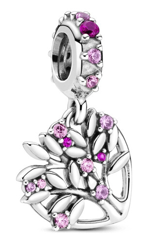 Pandora Charm Colgante Árbol Genealógico Corazón Rosa Origin