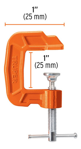 Prensa Carpintero Truper C Mini - 1 Pulgada