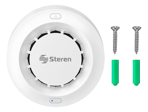 Alarma Wi-fi Detectora De Humo 70db Steren Shome-146 Blanco