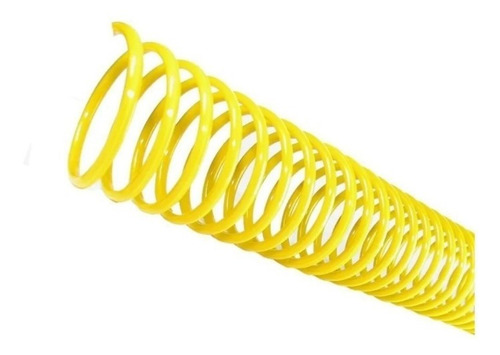 Espiral Para Encadernação Amarelo 45 Mm Para 400 Folhas 16un