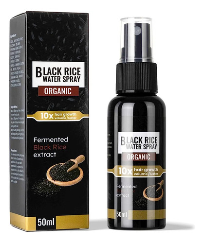 Suero De Arroz Negro Para Crecimiento De Cabello Y Barba
