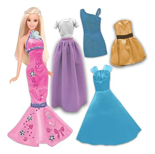 Kit De Disfraz De Muñeca Barbie Be A Fashion Designer