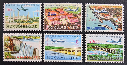 Mozambique Aviones, Serie Aérea Yv 30-5 Año 1963 Mint L18935