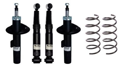 Amortiguadores Espirales Peugeot 206/207 Diesel Confort Kit