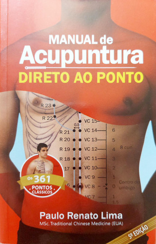 Livro Manual De Acupuntura Direto Ao Ponto 5 Edição