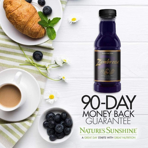 Imagen 4 de 4 de Zambroza Jugo De Concentrado De Fruta 450ml Natures Sunshine